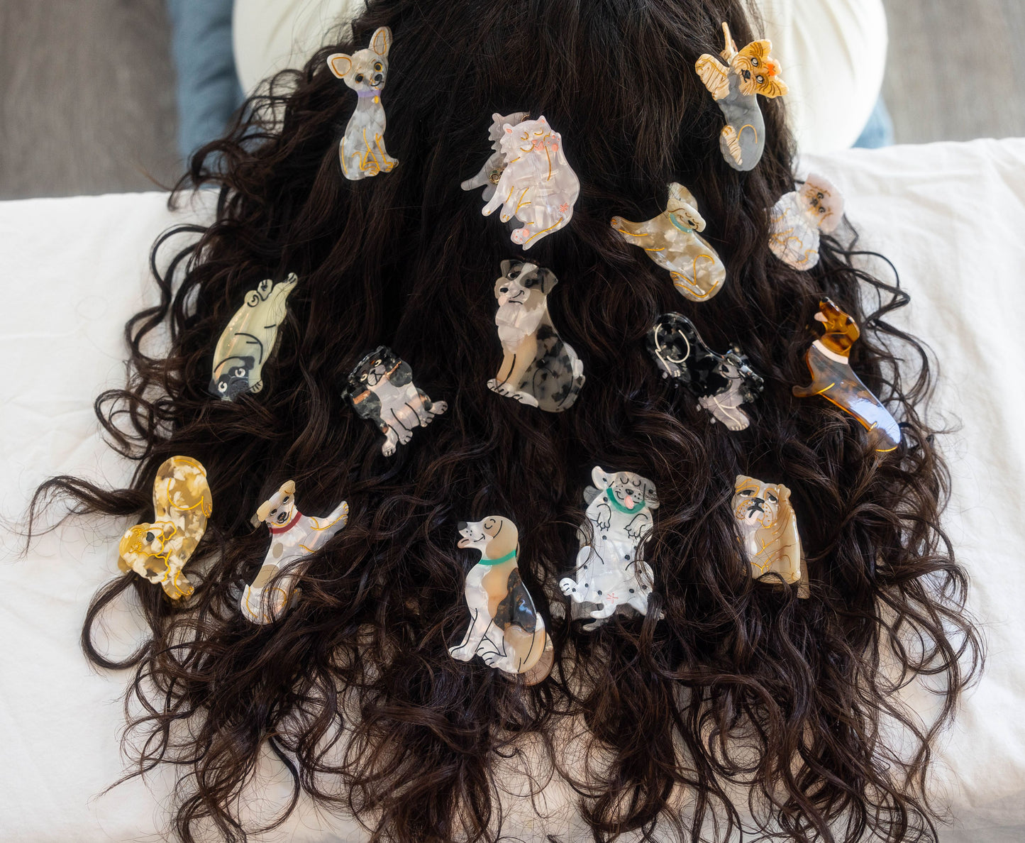 Curly Haired Dog Hair Claw