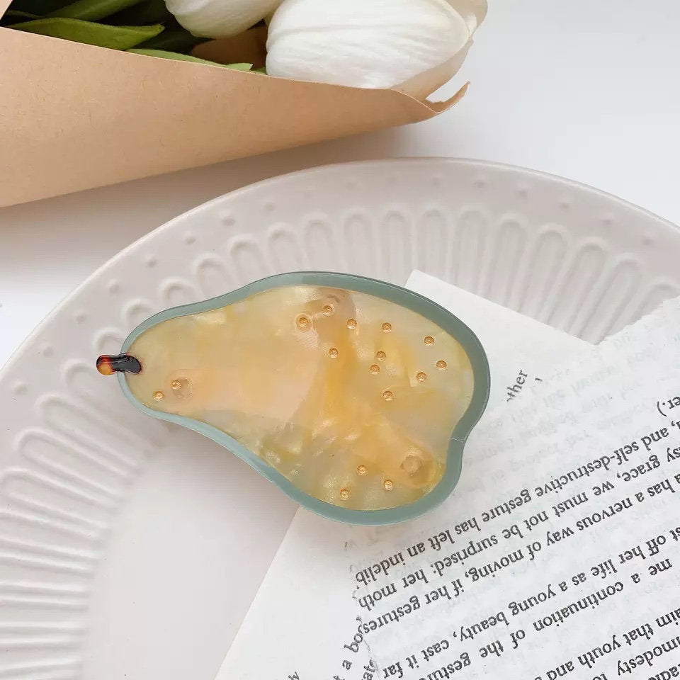 Fruit-Shaped Hair Clips with Fortunes Inside for Happy Days (ft. Watermelon, Pineapple, Banana and more)