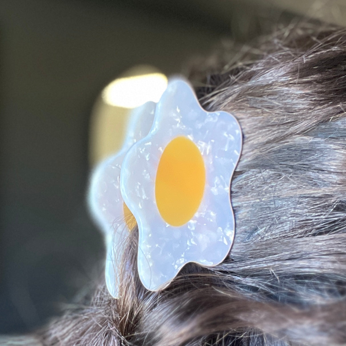 Flower/Egg-Shaped Hair Clip